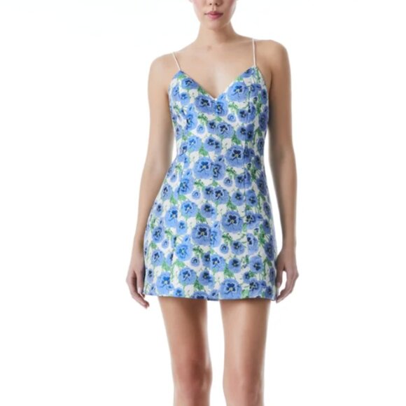 Alice + Olivia Tayla Lantern Mini Dress - Size 6 - Picture 1 of 7